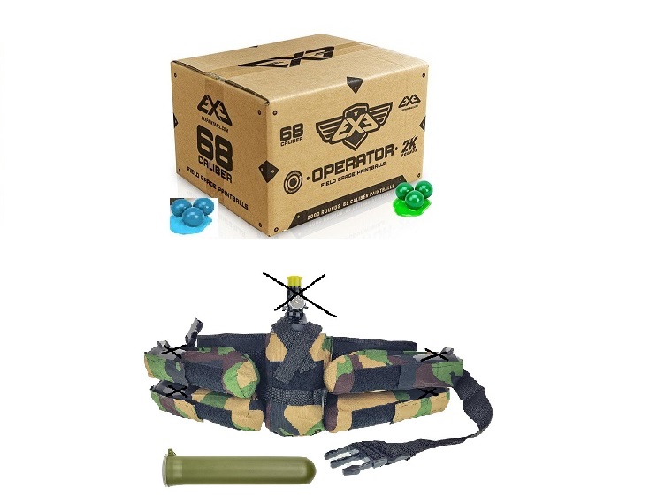 Paintballs EXE Operator Cal. 68. 2000 Unds. *Envío Gratis 2/3 Dias